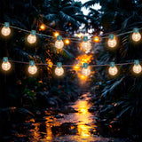 Afirst LED Outdoor String Lights Waterproof with 100 Bulbs, 34ft Patio Lights for Garden Backyard Porch Holiday | Lumora