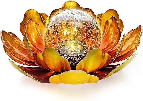 WNP Solar Flower Light Outdoor Christmas Decorative,Garden Solar Powered Lights,Yard Solar Glass Ball Light with | Lumora