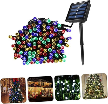 LIFKOME 100 Led Solar String Lights 10m Waterproof Auto On/Off Ip65 Outdoor Garden Decor Energy Efficient for Trees Porch Yard
