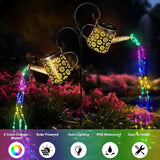 Solar Watering Can Lights Outdoor, IP65 Waterproof Garden Decor Solar Garden Light 8 Multi-Color Changing Modes One | Lumora