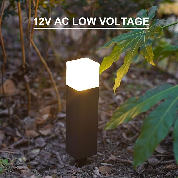 GOODSMANN Low Voltage Pathway Lighting Bollard Landscape Lights 2W 2700K Warm White LED Wired Path Light 100 Lumens | Lumora