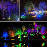 10W Low Voltage Landscape Lighting RGB Color Changing LED Landscape Lights Remote Control Waterproof Garden Patio | Lumora