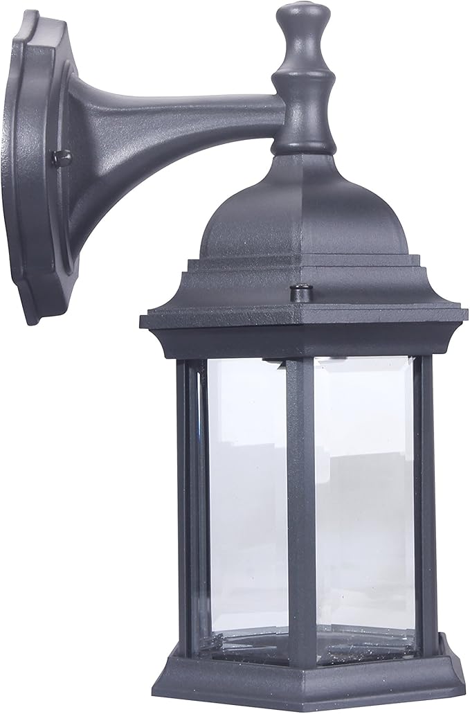 LIT-PaTH Outdoor Wall Lantern, Wall Sconce as Porch Lighting Fixture, E26 Medium Base Max 60W, Aluminum Housing | Lumora