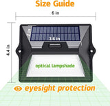 intelamp Solar Fence Lights Outdoor, 2 Packs 9 Colors & RGB Color Changing Deck Lights Waterproof, Solar Powered | Lumora