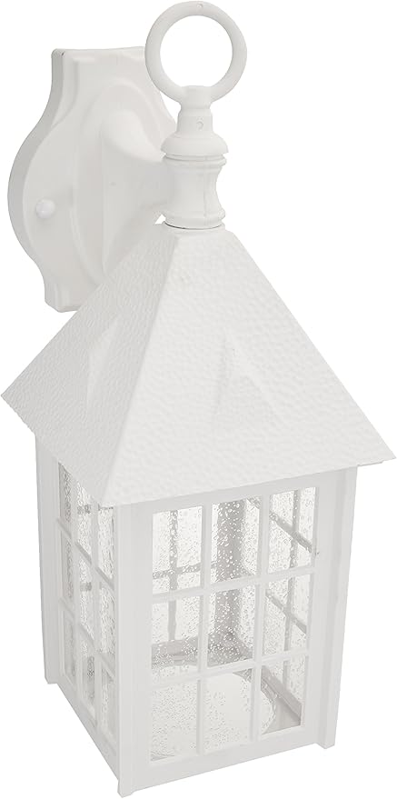 Acclaim 72TW Outer Banks Collection 1-Light Wall Mount Outdoor Fixture, Textured White
