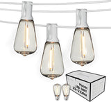 DAMAING Outdoor String Lights 50FT Waterproof,LED Patio Lights Dimmable with 27 Bright Shatterproof Retro | Lumora