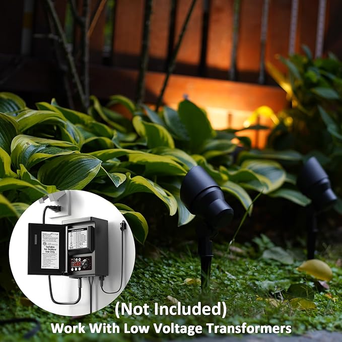 Low Voltage Spotlights 2PK 3W MR11 LED Floodlights 12V AC Outdoor Spot Lights Landscape Lighting Kit 200 Lumens | Lumora