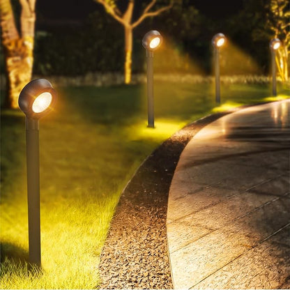 Solar Pathway Lights Outdoor, Brightest 300 lm 32 led Solar Garden Lights, Bright & Warm White LED Options, L-Shaped Solar Pathway Lights, Solar Spot Lights for Sidewalk Walkway Yard (2 Pack)
