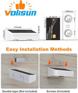 VOLISUN Solar Fence Lights with Remote Control, 50 Lumen LED Fence Lights Solar Powered, IP65 - Outdoor Path Light | Lumora
