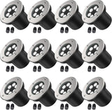 JESLED Low Voltage Landscape Lights, 6W LED Well Lights IP67 Waterproof, 6000K Bright - Outdoor Lighting Accessory | Lumora