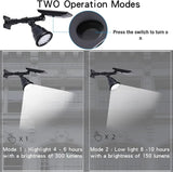 Solar Spotlights Outdoor 18 LED 300 Lumens Waterproof Adjustable Wall Light for Patio Garden Driveway (1 Pack) | Lumora