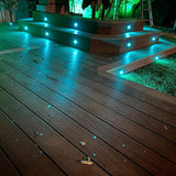 FVTLED Low Voltage Recessed RGBW Deck Light, Φ1.22 RGB & Warm White Stainless Steel Waterproof Outdoor Step | Lumora