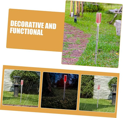 Outdoor Solar Light Road Reflector for Driveway Weatherproof Solar Lights Driveway Marker Solar Garden Lights Outdoor Red