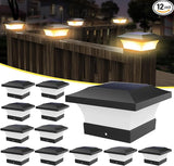 T-SUN Solar Post Cap Lights, Outdoor Waterproof LED Lights for 4x4 Wooden Posts, Deck, Fence, Garden, Mailbox – | Lumora