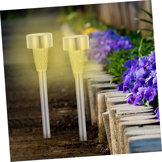 BESPORTBLE 12pcs Solar Powered Light Landscape Lighting Kit for Patio Pathway Lights Outdoor Solar for Outdoor Decor