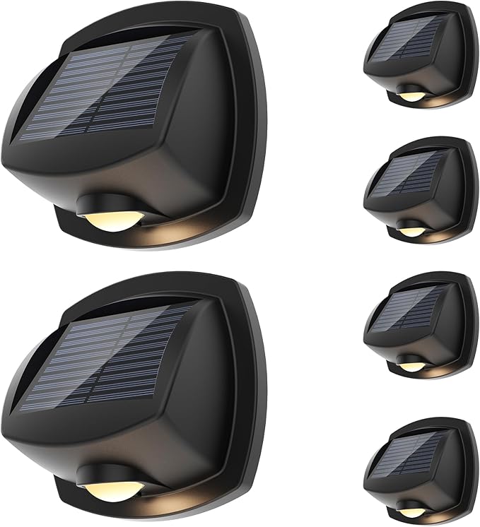 SOLPEX Solar Lights Outdoor Waterproof IP65, Solar Stair Lights Outdoor for Fence, Deck, Step, Dual Color LED 3 | Lumora