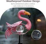 Garden Decor Solar Lights Pink Flamingo Lawn Light, for Yard Outdoor Decorations Ground Inserted Outdoor Waterproof | Lumora