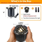Gardenreet Landscape Well Light - Brass Low Voltage Ip65 Waterproof In-Ground Lighting, 12V LED Wired Outdoor | Lumora