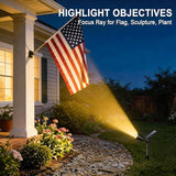 WELALO Solar Spot Lights Outdoor Waterproof IP65, 6 Pack 4 Lighting Modes Solar Powered Landscape Spotlights with | Lumora