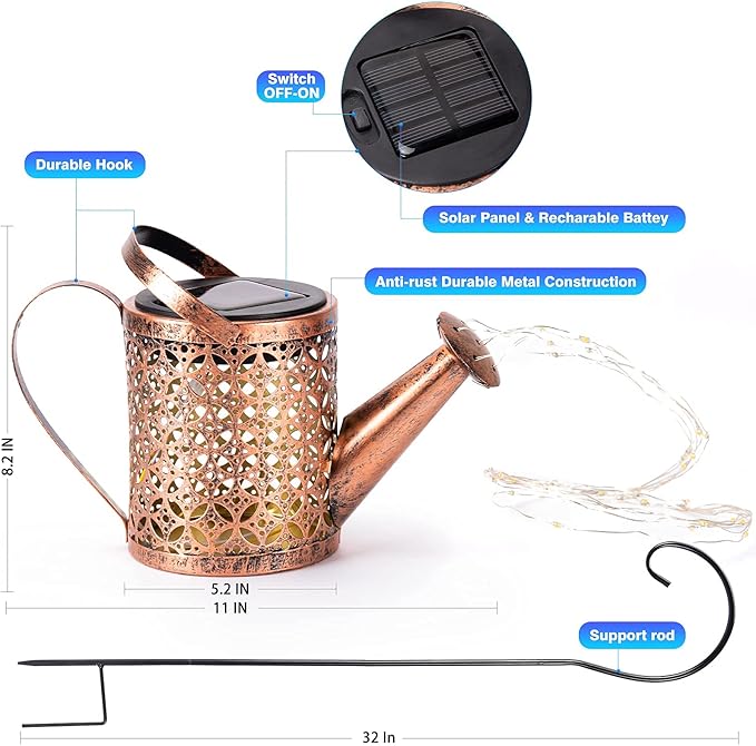 Solar Light Outdoor Decorative Hanging Lanterm, Waterproof, Prefert for Your Garden, Table, Patio, Yard, or Pathway | Lumora