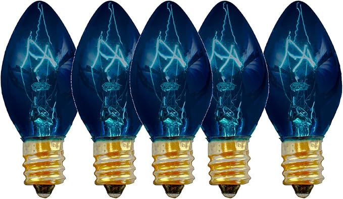 EST. LEE DISPLAY L D 1902 C7 4th of July Light Bulbs, Transparent Multi-Colored - Outdoor Lighting Accessory | Lumora