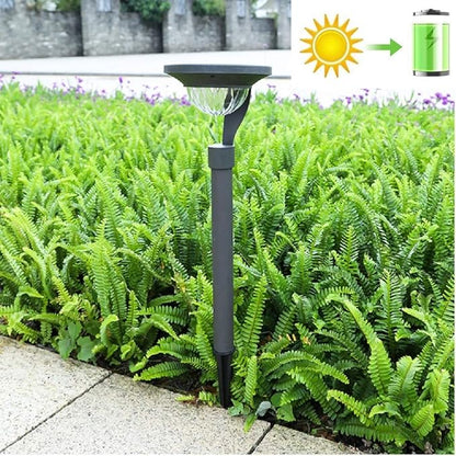 2 in 1 Solar Pathway Lights, Solar Shadow Lights Outdoor Warm White Waterproof Stainless Steel Automatic Solar Landscape Lights for Patio, Yard, Lawn, Garden and Path (Solar Path Light-2 Pack)