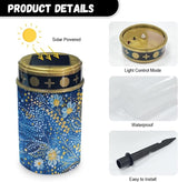 Blue Bling Flower Solar Garden Lights Outdoor LED Lantern Pathway Stake Lights Solar Waterproof Solar-Powered Fairy | Lumora