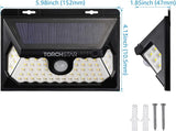 TORCHSTAR 58 LED Solar Security Light, Dusk to Dawn Cordless Motion Sensor Light, 4 Modes & 270° Beam Angle, IP65 | Lumora