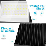 Olafus 130W Flood Lights Outdoor, 13000lm LED Work Light Plug in, 6500K Daylight White Led Flood Light Outdoor | Lumora