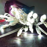 Christmas Lights 50 LED 17FT Commercial Mini LED String Lights, 120V UL, White Wire Xmas Lights for Indoor & | Lumora