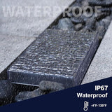 1 Pack Solar Paver Lights Outdoor – 6×9 Inch Waterproof IP67 Recessed Solar LED Paver Lights, Heavy Duty, Warm | Lumora