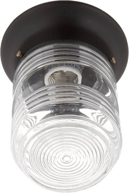 Boston Harbor HV-66919-BK3L Porch Light Jelly Jar, Black
