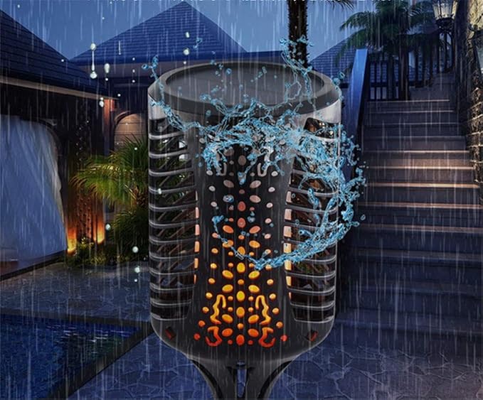 Ulalaza Solar Outdoor Lights 99 LED Flickering Flames Torch Light Waterproof Landscape Ligh Auto On/Off Path Lights