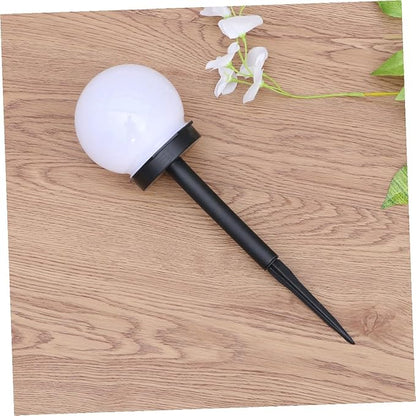 4pcs Solar Lawn Lights Outdoor Waterproof Ground Plug Courtyard Path Lighting Warm White Solar Garden Lights for Landscape and Patio