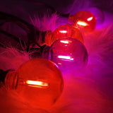 50Ft G40 LED Outdoor Christmas String Lights, Christmas Decorations with 27 LED Shatterproof Clear Orange and | Lumora