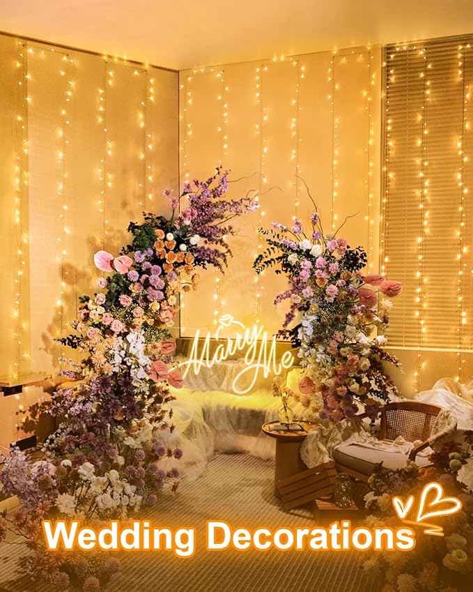 125FT 380 LED Warm Christmas Lights, Plug in Christmas String Lights Connectable, Timer & Memory, Waterproof | Lumora