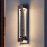 Kichler River Path 23" LED Outdoor Wall Light in Textured Black, 1-Light Contemporary Exterior Wall Sconce with | Lumora