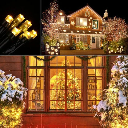 Toodour Christmas Lights Outdoor, 328ft 1000 LED String Lights, Timer, Waterproof 8 Modes Outdoor Christmas String Light - Twinkle Light for Tree Home Garden Yard Wedding Party Xmas Decor(Warm White)