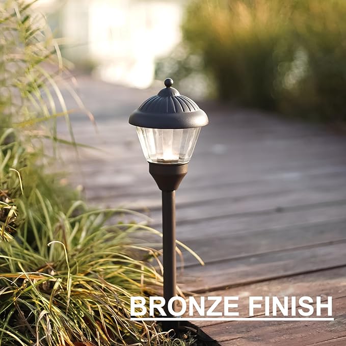 GOODSMANN Pathway Lights 1.5W LED 6PK Outdoor Low Voltage Landscape Lighting Kits 100 Lumen Hardwired Path Light | Lumora