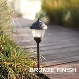 GOODSMANN Pathway Light 1.5W LED Outdoor Low Voltage Landscape Lighting 100 Lumen Hardwired Path Lights 3000K Warm | Lumora