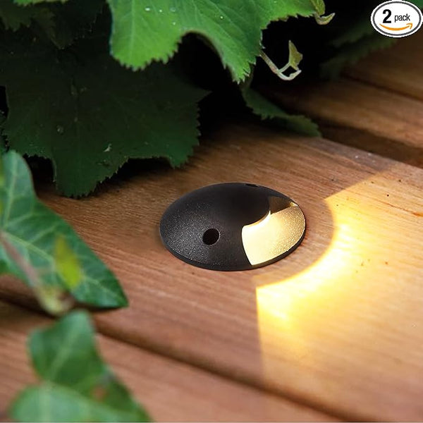 LED Well Lights Low Voltage Landscape Lighting Outdoor In-Ground Lights,Single Side,AC/DC12V 24V 2W Waterproof IP67 | Lumora