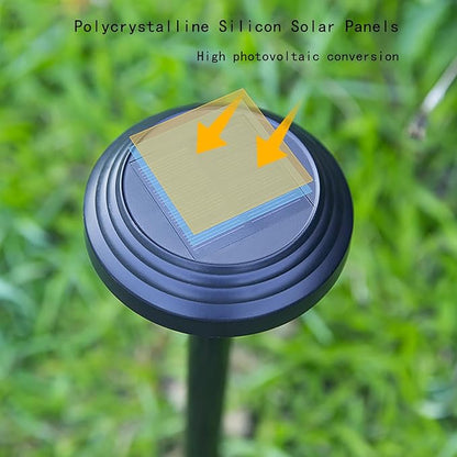 4 Pcs Outdoor Solar Lights, Solar Pathway Lights, Outdoor Solar Garden Lights with 2 Modes, Solar Ground Light, Landscape Path Lights, Solar Lights for Garden Decoration Lawn Patio Yard
