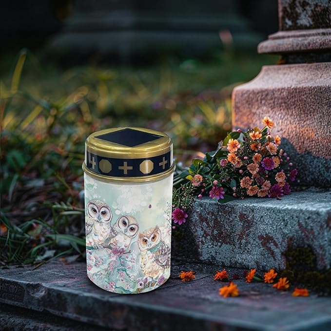Cartoon Owl Solar Garden Lights Waterproof Solar Pathway Lights LED Lantern Solar-Powered Fairy Lights for | Lumora