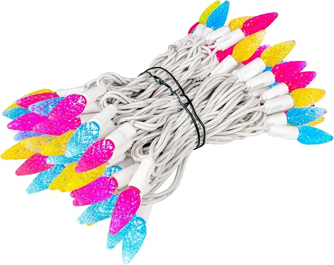 Novelty Lights 24FT 70 LED C6 Easter String Lights - Commercial Grade Outdoor Spring Tree Decorations | Lumora
