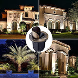 LED Low Voltage Landscape Lighting Well Lights 174 - Solid Brass In Ground Lights - Outdoor Security Flood Light | Lumora