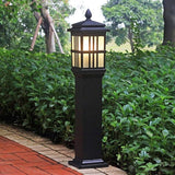 Lights Outdoor Exterior Outdoor Post Lantern with Beveled Clear Glass Traditional Antique Street Light Column Lamp | Lumora