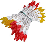 ‎‎‎Novelty Lights 24FT 70 LED C6 LED Mardi Gras String Lights, Outdoor Christmas Tree Commercial Grade LED String | Lumora