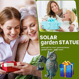 Garden Statues Outdoor, owl Figurines Decorated with Solar Lights, Unique Christmas Birthday Gifts for Moms | Lumora