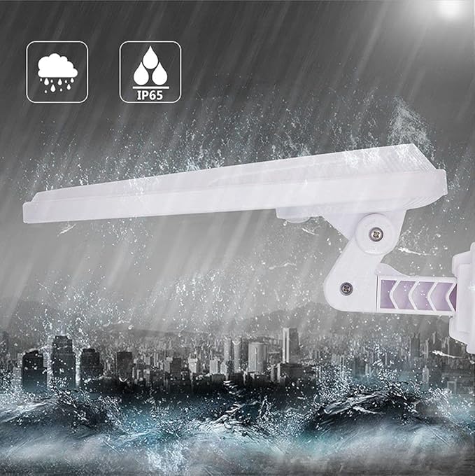 eLEDing 56-LED Solar Powered Motion Activated Light – White-Warm Outdoor Security Light with Dusk-to-Dawn Dimming | Lumora