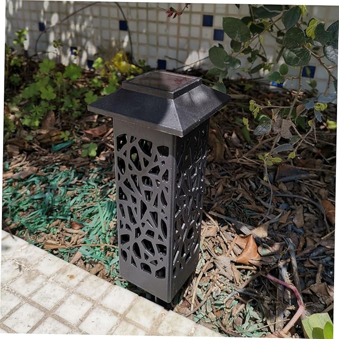 ARTIBETTER Unique Solar Pathway Lights 6 Pack Waterproof Ground Plug Garden Lamps for Yard Deck Fence Event Decor Weatherproof